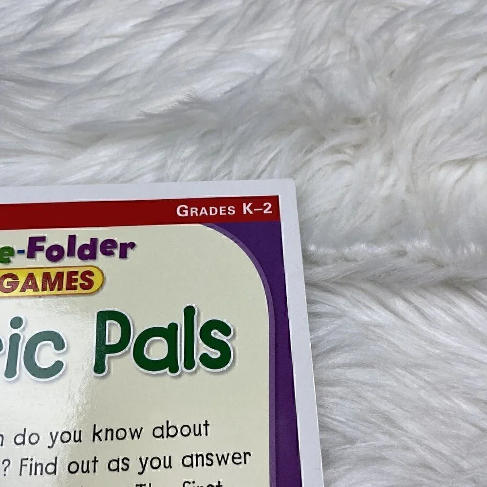 NEW Scholastic Instant File Folder Learning Games Prehistoric Pals Homeschool